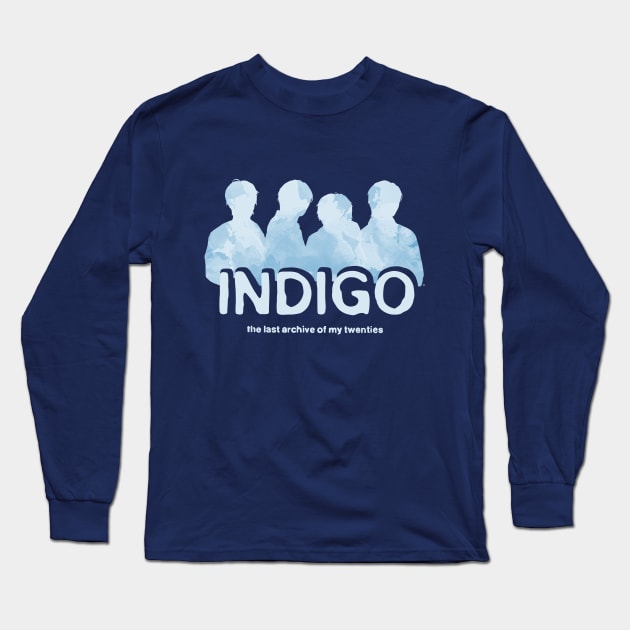 Indigo Long Sleeve T-Shirt by DaphInteresting